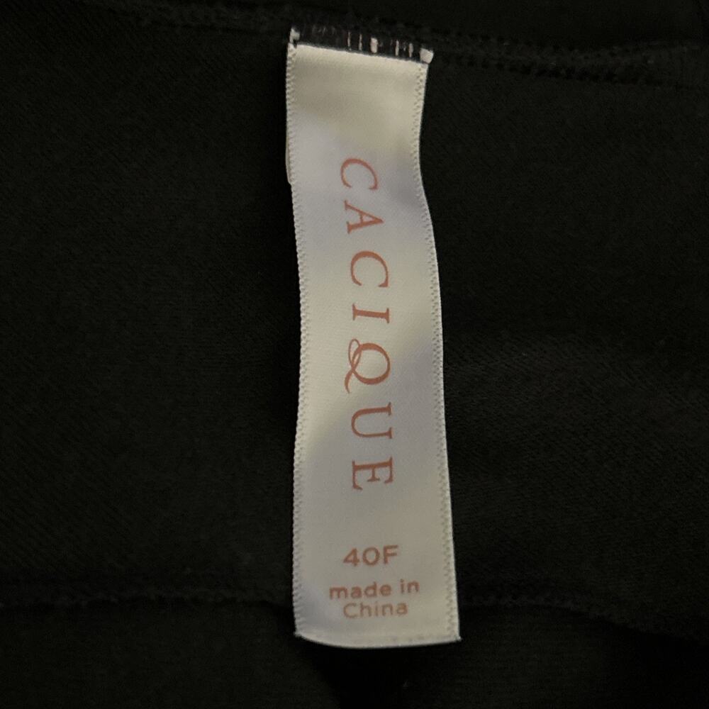 Cacique Unlined Full Coverage No Wire Bra Size 40F Front Close Poly Cotton - Picture 5 of 6